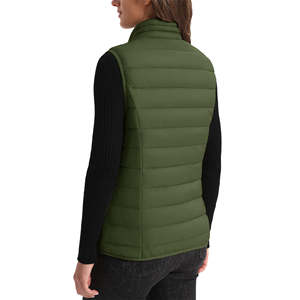 Nuevo Chaleco de Invierno con Cierre, Estilo Moderno y Personalizable para Mujer, Chaqueta Cálida con Capucha, Sin Mangas, Corta, Acolchada - Product Image 4