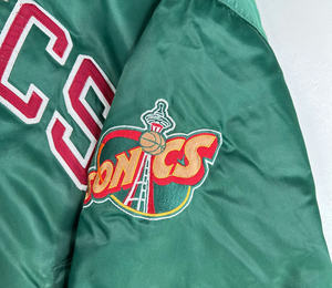 Custom College Embroidered Satin <b>Reversible</b> Bomber <b>Jacket</b> for Men-Waterproof Breathable Quick Dry Eco-Friendly with Custom Color - Product Image 6