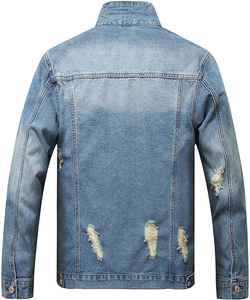 Veste en jean épaisse et doublée pour homme, idéale pour l'hiver, facile à laver et à porter, en vente. - Product Image 3
