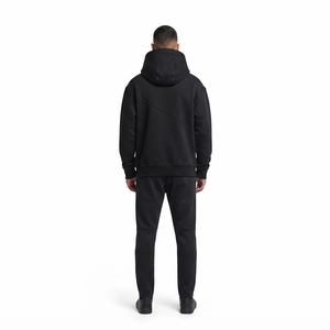 Premium <b>500</b> <b>GSM</b> Heavyweight 100% Cotton <b>Hoodie</b> for Men-Custom OEM European Streetwear Paneled Pullover - Product Image 2