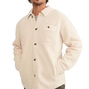 Vestes en sherpa coupe-vent écologiques de haute qualité à prix de gros, vestes d'hiver sur mesure pour hommes, nouveau design - Product Image 2