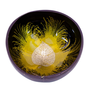 Custom OEM/ODM Wholesale Vietnamese Lacquer Natural <b>Coconut</b> <b>Shell</b> Serving Bowls Set - Product Image 2