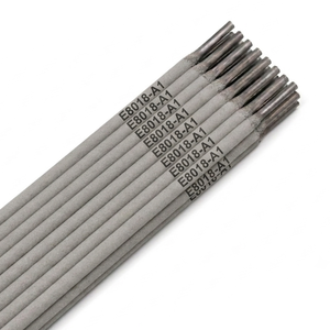 Bâton de soudage E8018-A1 haute résistance à faible teneur en hydrogène, adapté aux raccords de tuyaux de chaudière en acier au molybdène résistant au glissement et aux infrastructures - Product Image 1