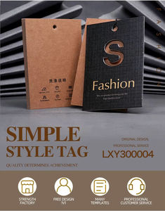 ป้ายแขวนเสื้อผ้าแบบพับได้พรีเมียมสั่งทำพิเศษ พร้อมพิมพ์โลโก้ สำหรับเสื้อผ้าสตรี ป้ายเสื้อผ้าหรูหรา โดย Boxit.pk - Product Image 2