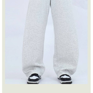 Pantalones Deportivos Wearpex para Mujer, Blancos, Corte Medio Acampanado, Ajuste Regular, con Cordón, Bolsillos, Estilo Urbano, 100% Algodón - Product Image 5