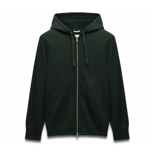 <b>Pink</b> Hooded Pullover Sweatshirt Regular Fit Unisex Casual Solid Color French Terry 100% Cotton Quick Dry Breathable Pocket - Product Image 4