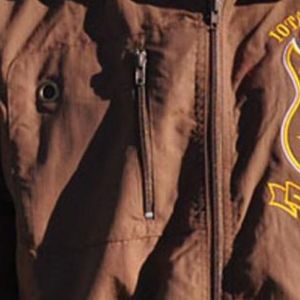 Iota Phi Theta Windbreaker <b>Jacket</b> Brown Gold Greek Apparel Fraternity <b>Lightweight</b> Zip Up <b>Jacket</b> Premium Fit - Product Image 5