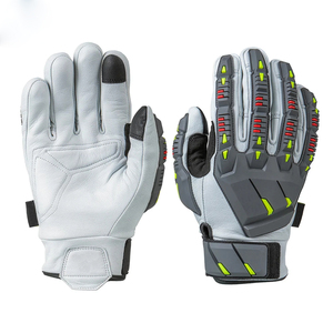 Gants de protection robustes pour les tâches d'atelier et la manutention mécanique, conçus pour la protection avec des gants anti-choc en TPR - Product Image 6
