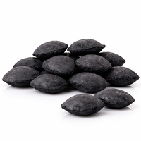 Briquettes de charbon de coco Vitronexa Energy |   Combustible pour barbecue sans fumée, écologique, en forme d'oreiller |   Faible teneur en cendres, haute valeur calorifique, longue durée