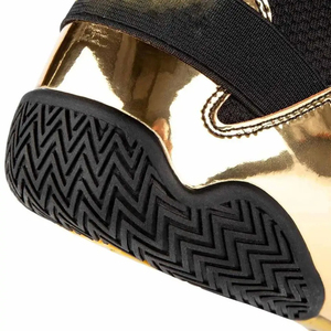 Chaussures de boxe en maille noire et or, à lacets, montantes, respirantes, pour l'entraînement, à prix abordable et avec service OEM ODM - Product Image 5
