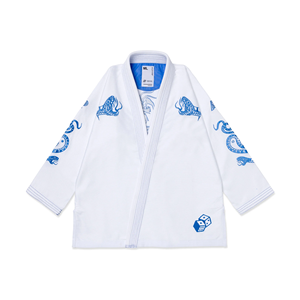 ชุดกิโมโนออกแบบได้ตามต้องการเครื่องแบบ Jitsu GI ชุดยูนิฟอร์ม JJ GI สีฟ้าปักลายตัวหนา - Product Image 2