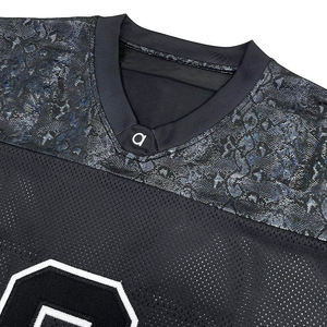 Camiseta Personalizada de Estilo Retro Americano Vintage con Malla Clásica de Béisbol y Fútbol Americano para Hombre, Camisetas de Fútbol Francesas - Product Image 5