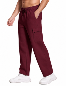 Nouveau pantalon cargo décontracté 2026 multicolore en molleton doublé, taille mi-haute avec fermeture éclair - Product Image 5