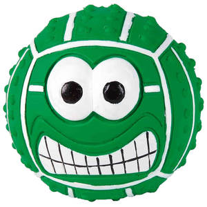 Ballon de jeu en latex de 7,5 cm, visages/couleurs assortis, jouet interactif et de mouvement pour animaux de compagnie - Product Image 3