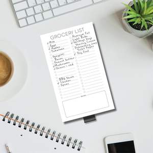 Bloc-notes magnétique simple <span class=keywords><strong>pour</strong></span> réfrigérateur, idéal <span class=keywords><strong>pour</strong></span> la liste de courses, les notes de bureau ou de cuisine, ou comme cadeau <span class=keywords><strong>pour</strong></span> collègues - Product Image 4