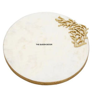 Plateau de service créatif pour ustensiles de cuisine, plateau en métal moderne pour la maison et l'hôtel, couleur dorée, design moderne, plateau en métal - Product Image 2