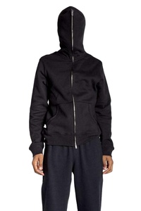 Sweat-shirts à capuche pour hommes en coton 100% écologiques et respirants, avec logo personnalisé, vente en gros, hiver, fermeture éclair intégrale - Product Image 2