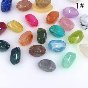 Fournitures en gros de perles en résine avec perles intercalaires colorées pour les entreprises de bijouterie artisanale pour la création de bracelets et colliers DIY - Product Image 6