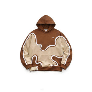 Sudadera con Capucha de Algodón Estampada para Hombre, Sudadera Oversize de Felpa para Hombre, Estilo Urbano, Confección Personalizada - Product Image 3