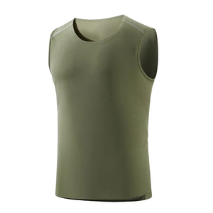 Camiseta sin Mangas para Hombre, Estilo Deportivo, Corte Regular, Diseño Moderno, 100% Algodón, Transpirable, Informal, en Oferta - Product Image 2