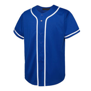 Maillot de baseball respirant personnalisé pour hommes 100 % coton, impression par sublimation personnalisée, vente en gros, nouveaux ensembles de maillots vierges à imprimer sur mesure - Product Image 3