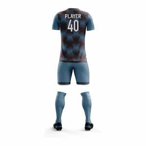 Uniformes de Fútbol Personalizados 100% Poliéster, Camisetas Ligeras y Transpirables de Manga Corta, Fabricante OEM ODM, Logotipo Personalizado - Product Image 6