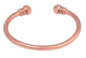Luxury Copper <b>Bangle</b> <b>Bracelet</b> For Men And Women Stylish Handmade Adjustable Everyday Fashion Wear - Product Image 6