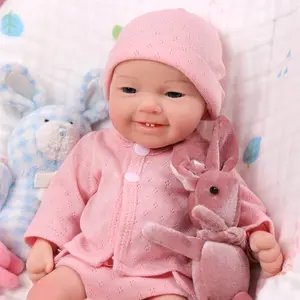 Bonecas reborn de silicone realistas para bebês recém-nascidos, bonecas reborn para bebês