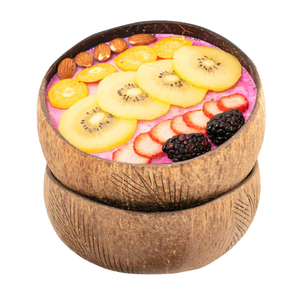 Bols en noix de coco naturels écologiques en gros avec inserts en palmier pour desserts et collations, usine du Vietnam, prix compétitifs - Product Image 2