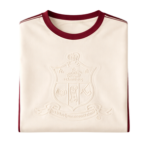 Camicia Kappa Alpha Psi Kream Tapered con Stemma in Rilievo, Cotone di Alta Qualità, Stemma Ricamato con Lettere Greche, Abbigliamento per Fraternità - Product Image 6
