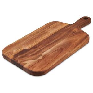 Planche à découper en bois de qualité supérieure avec poignée, épaisse, durable, compatible couteaux, finition lisse, idéale pour couper, servir et l'usage en cuisine - Product Image 1