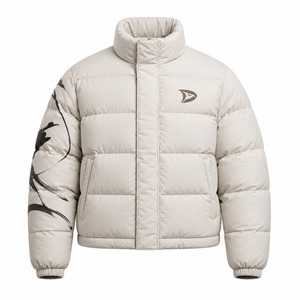Wholesale Cheap Price Thick Cotton Padded <b>Warm</b> Winter Outdoor Custom Logo <b>Men</b> Puffer <b>Jacket</b> - Product Image 1