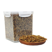 Vers Séchés Naturels Purs Sans Impuretés. Sans additifs. Aliments pour oiseaux, poissons, hamsters, reptiles.