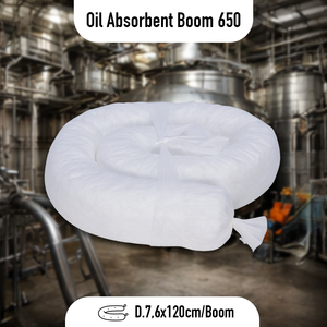 Barrera Absorbente de Aceite Industrial Pequeña 650, Barrera de Contención de Derrames de Aceite para Mantenimiento de Fábricas, Talleres, Almacenes y Uso Marino - Product Image 2