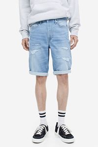 กางเกงยีนส์เดนิมสีพื้นเรียบแบบสวมใส่สบาย ดีไซน์ล่าสุด พร้อมแถบข้าง ราคาขายส่ง รับผลิตตามแบบ - Product Image 2