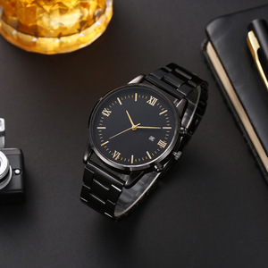 New Fashionable Multifunctional Casual Quartz <b>Watch</b> with Pointer Calendar Metal Strap Suitable for Men's Daily Wear - Product Image 2