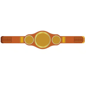 Cinturones de Campeonato con Placa Frontal Simple, Ligeros, de Cuero, Personalizables para Ganadores de Artes Marciales - Product Image 1