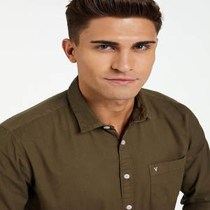 <b>Men's</b> Casual Printed <b>Shirts</b> Full-Sleeve for Polo Collar Long-Sleeve Cotton Business Office Fashion <b>Party</b> Print Breathable Summer - Product Image 1