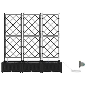 Jardinières en acier noir 3 pièces, sacs de culture haut de gamme pour une utilisation polyvalente en extérieur - Product Image 6