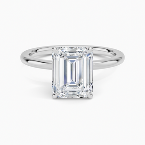 BOJ <b>Ring</b> 051 <b>Emerald</b> Cut 925 <b>Silver</b> Petal 1.5mm Diamond <b>Ring</b> Moissanite <b>Ring</b> GRA Certified 2ct D Wedding Anniversary Low Price - Product Image 1