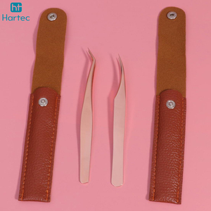 Anti-Slip Precision Fiber Tip Tweezers Comfortable Grip Design For Eyelash Extensions & Makeup Application Grafted Tweezers - Product Image 4