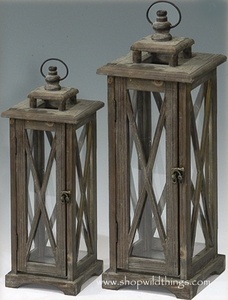 Farol de madera para velas, personalizado y hecho a mano, para eventos y decoración del hogar, para suelo y colgar. - Product Image 3