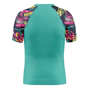 Pakistan MMA Rash Guard Short Set for Men & <b>Boys</b> Sport UV Protection - Brazilian Jiu-Jitsu Rash Guard Custom Made Swim Design - Product Image 5