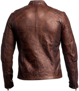 Chaqueta de Cuero para Hombre con Material de Alta Calidad y Aspecto Casual Elegante - Product Image 5