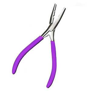 Herramienta profesional para extensiones de cabello con microanillos, nanoanillos y extensiones adhesivas, con pinzas resistentes y duraderas. - Product Image 5