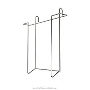 ชั้นโชว์ติดผนังเหล็กโครเมียมที่ใส่การ์ดแบบตะแกรงติดตั้งง่ายสำหรับร้านค้าปลีก - Product Image 5