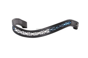 Banda para cejas de caballo de cuero ondulado de alta calidad en forma de U con banda para cejas de caballo de cuero acolchado de cuero suave - Product Image 6