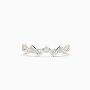 Anillo de Compromiso de Diamante Fino para Mujer, Blanco y Amarillo, Certificado por IGI, Corte Brillante, Cultivado en Laboratorio, Estilo Clásico, Oro de 14K con Diamante - Product Image 2