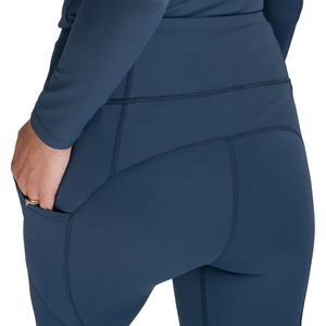 Leggings de yoga pour femmes, design personnalisé, spandex/polyester, extensibles dans quatre directions, antibactériens, avec cordon de serrage, pour l'entraînement - Product Image 5