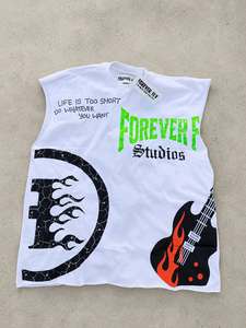 Camisetas de Manga Corta para Hombre, Personalizadas, con Dobladillo sin Rematar, Unisex, Estilo Vintage, Lavado Ácido, Impresión DTG, Doble Capa - Product Image 3